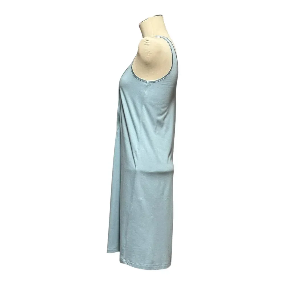 Mara Intimates Pima Cotton Modal Sleeveless Nightgown Blue XS
